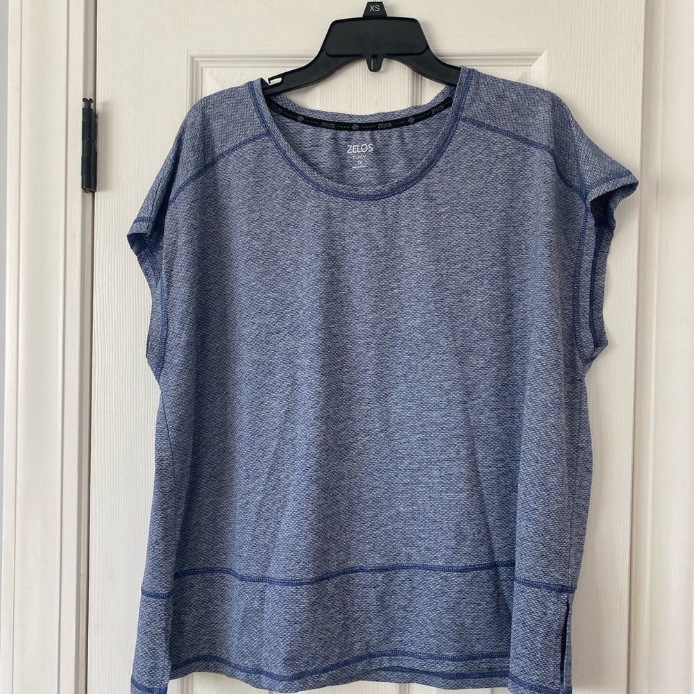Blue Athletic Shirt